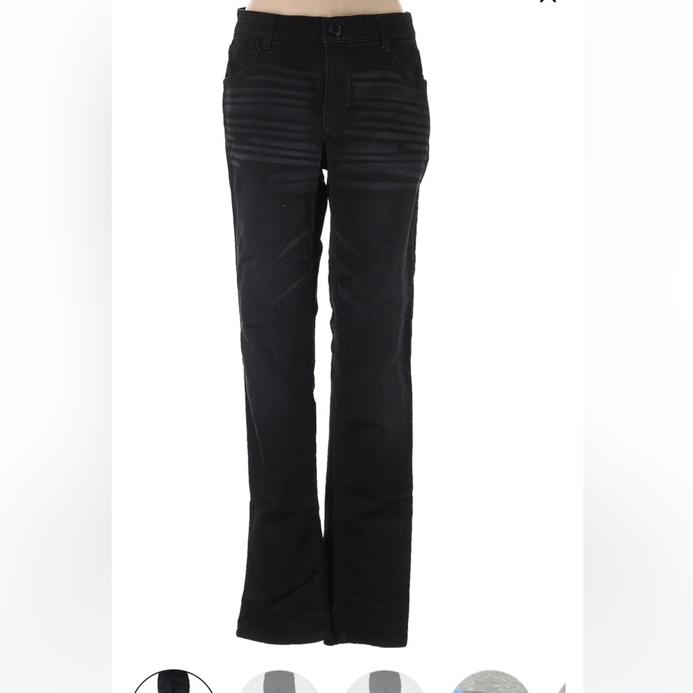 Wit & Wisdom Black Straight Leg absolution Jeans 2P
